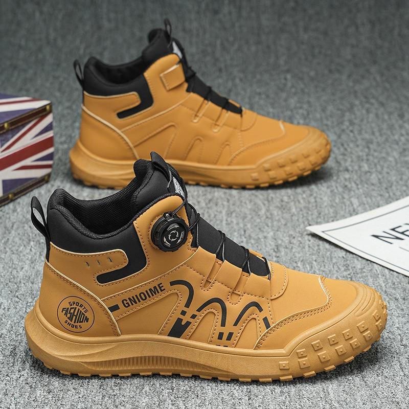 Shoes for Men High Quality Platform High Top Shoe Outdoor Hiking Comfort Mountaineering Men Shoes Working Boot Zapatillas Hombre