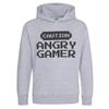AWD Childrens/Kids Caution Angry Gamer Hoodie