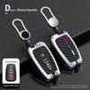 Чехол-держатель для автомобильных ключей из цинкового сплава для Toyota CHR Prado 2017 20 18 Prius Camry Corolla RAV4 2017 20 18 2019 2020 автомобильные аксессуары