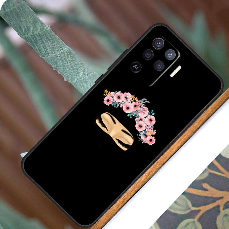Королева никаба Исламская мусульманка Для OPPO A17 A16 A15 A79 A58 A78 A98 A74 A94 A77 A5 A9 A96 A76 A52 A72 A53S A54S Чехол
