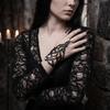 Velvet Spider Web Bracelet Black Spike Adjustable Hand Chain Gothic Bracelet  Role Playing