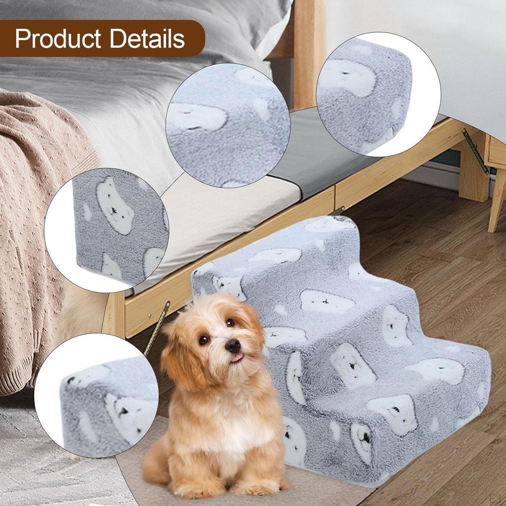 Лестница для собак Ступени Удобная Лестница для лазания питомцев для дивана, софы, высокой кровати