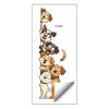 Durable Outdoor Window Decals Cute Cartoon Cats/Dogs Wall Stickers, Waterproof PVC Decals, Peel And Bathroom Glass Stickers Stick