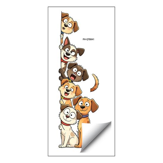 Durable Outdoor Window Decals Cute Cartoon Cats/Dogs Wall Stickers, Waterproof PVC Decals, Peel And Bathroom Glass Stickers Stick