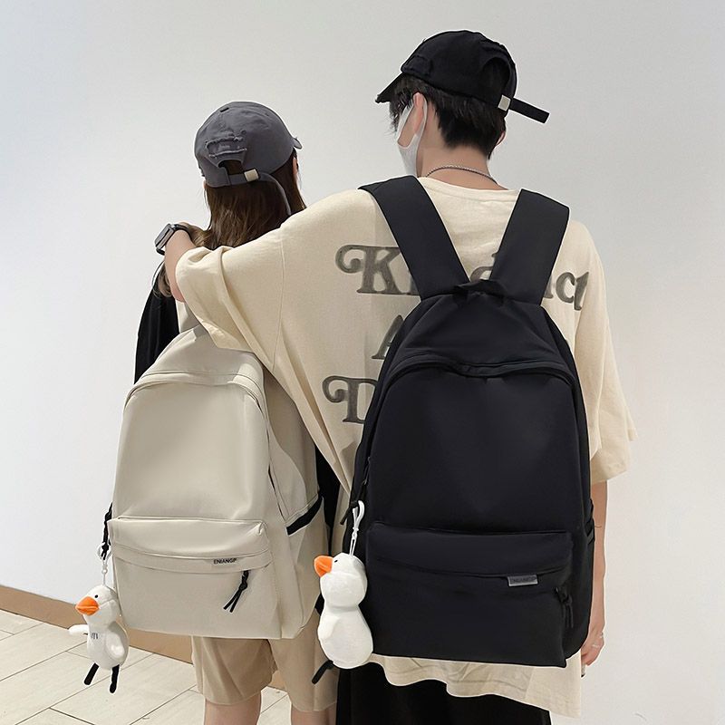 Backpack Men's Large Capacity Travel Backpack Women's Casual Japanese Boys Junior High School High School Student School Bag Men