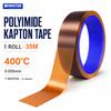 Kapton Tape 400°C High Temperature Heat Resistant Thermal Insulation Tape for PCB Soldering Electronics Protection 2-35mm 4