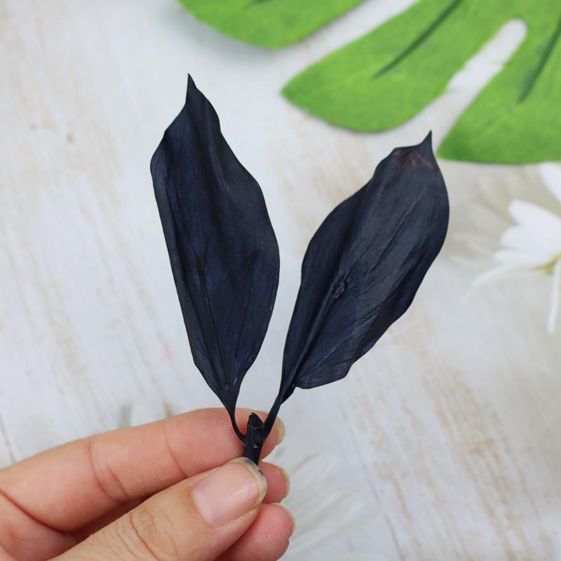 DIY Floral Art Ornament: Preserved Tangerine & Fishtail Leaf, Lily, Bamboo Dried Flowers – Ikebana Photo Prop for Home Décor.