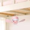 USB Rechargeable Hanging Fan Light LED Light Ceiling Lamp Wireless Ceiling Fan Light  Home Use