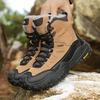 Men Warm Lined Outdoor Boots High Top Shoes Winter Walking and Commuting Casual Outdoor Travel Seasonal Everyday Footwear Sizes 39-48