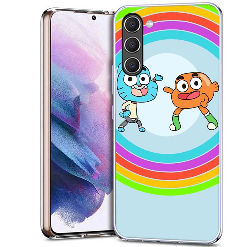 Мультяшный чехол для телефона «Удивительный мир Гамбола» для Samsung A54 A14 A24 A34 A17 A37 A57 A55 A35 A25 A15 A13 A23 A33 A53 A07 A05S