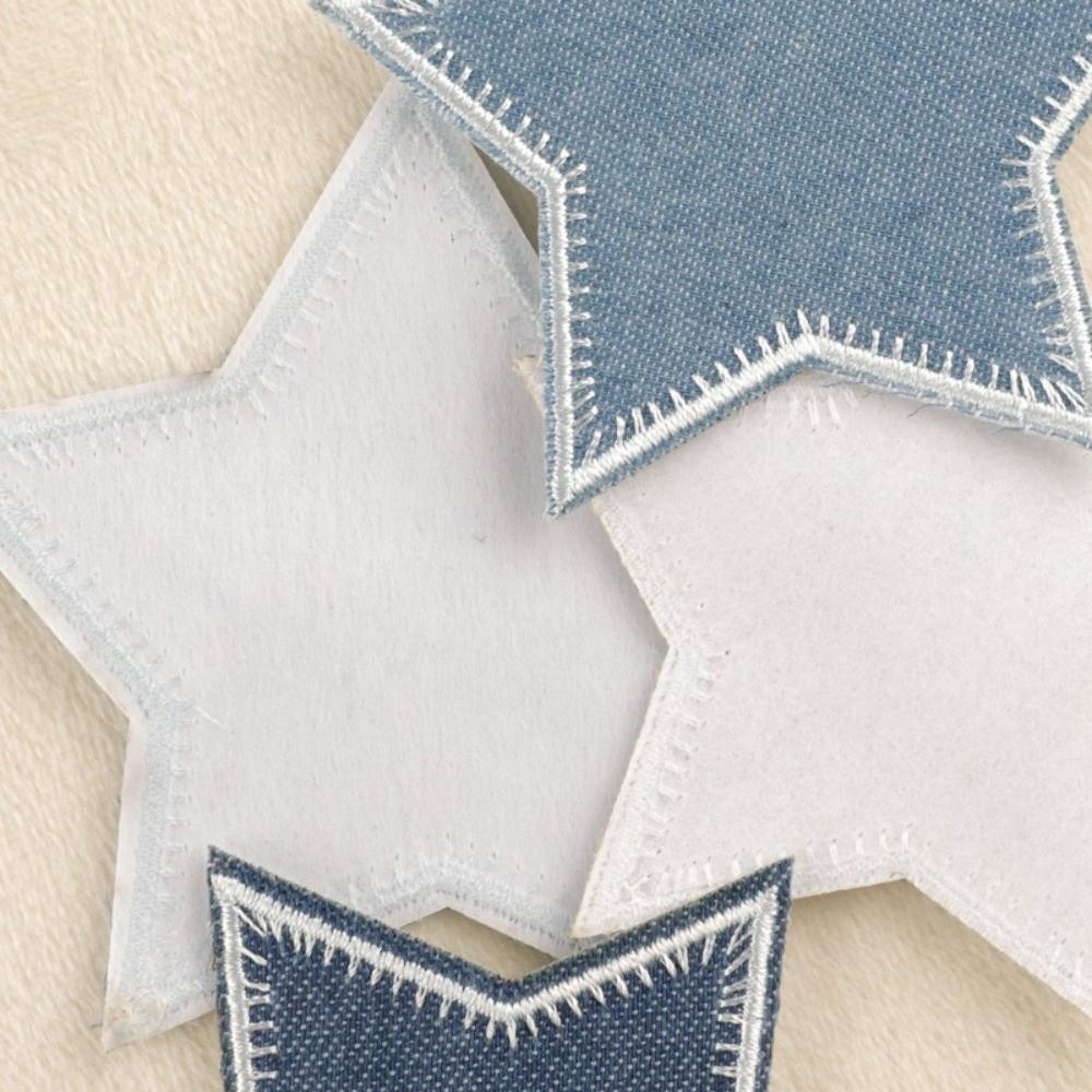 Star Applique Iron-on Patches Fabric Patches Thermoadhesive Denim Patches Elbow Fabric Iron On Design Sewing Patches