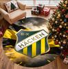 BK Hacken Pattern Round Rug, Indoor/Outdoor Mat, for Picnic, Gameroom, Bedroom, Office, Living Room, Home Decor Carpet, Birthday Gift