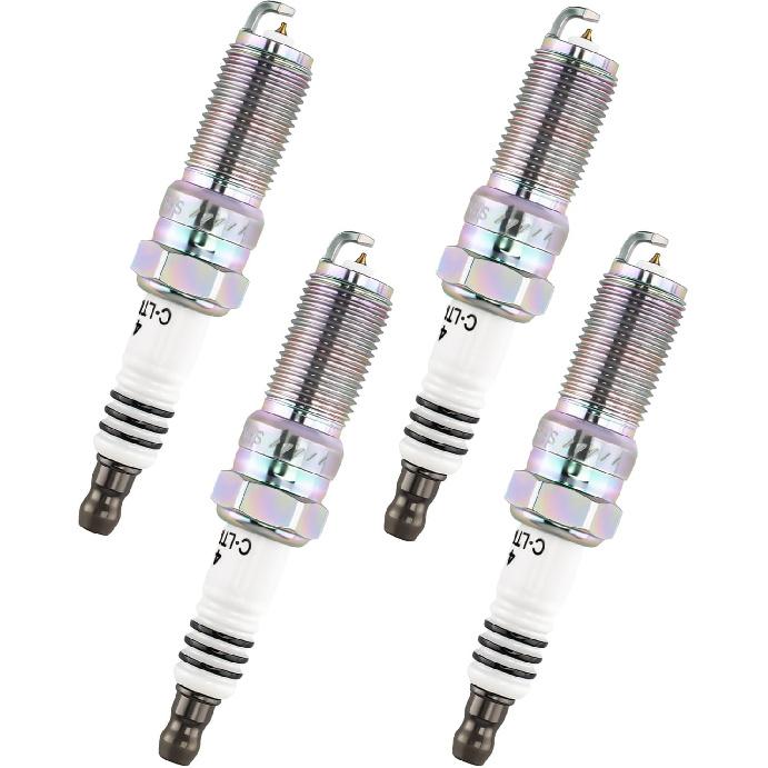 Iridium Spark Plugs Bujias Compatible with Chevy Equinox 2010-2017 for Malibu 2008-2015 for Ford E scape 2009-2017 for GMC Terrain 2010-2017 Replaces