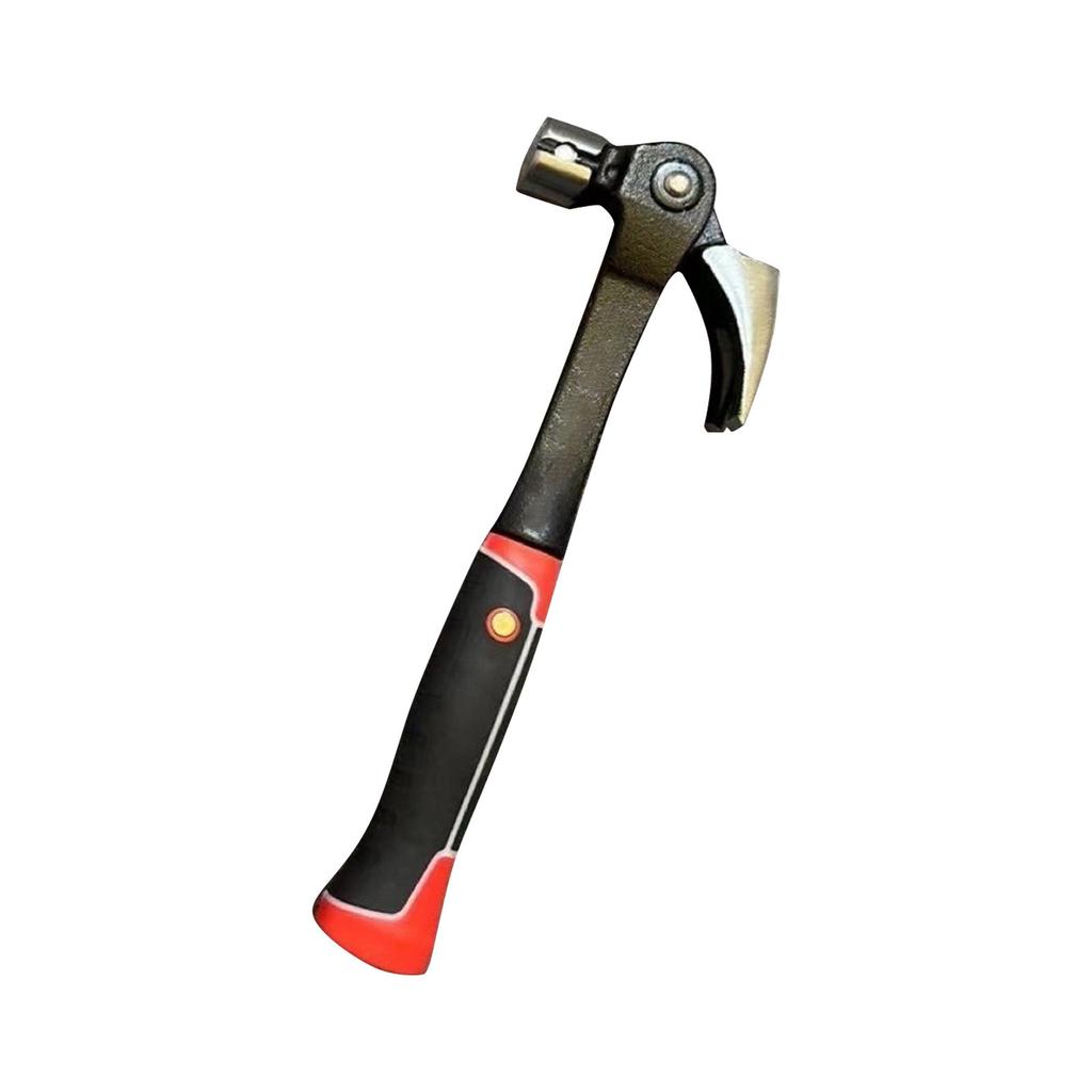 Multifunctional Hammer - One-piece Carbon Steel Forging, Ergonomic Non Slip Rubber Handle, Movable Hammer, Suitable For Garages,shops