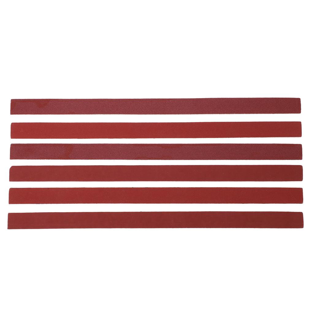6 шт., сменные полоски наждачной бумаги для гитары, аксессуары для шлифовальной бумаги для выравнивателя ладов