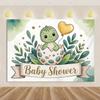 Cartoon Dinosaur Kid Birthday Party Decoration Jungle Animal Background Banner Jurassic World Woodland Backdrop For Baby Shower