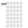 Garden Light Cord Organizers Outdoor String Clips, Black Plastic Organize Hooks, Holiday Lighting Accessories Weather Resistant Snap-on Fasteners for