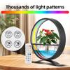 Водный элемент в помещении с контроллером света Светодиодные кольцевые фонари Настольный орнамент Волшебный фонарь Приложение