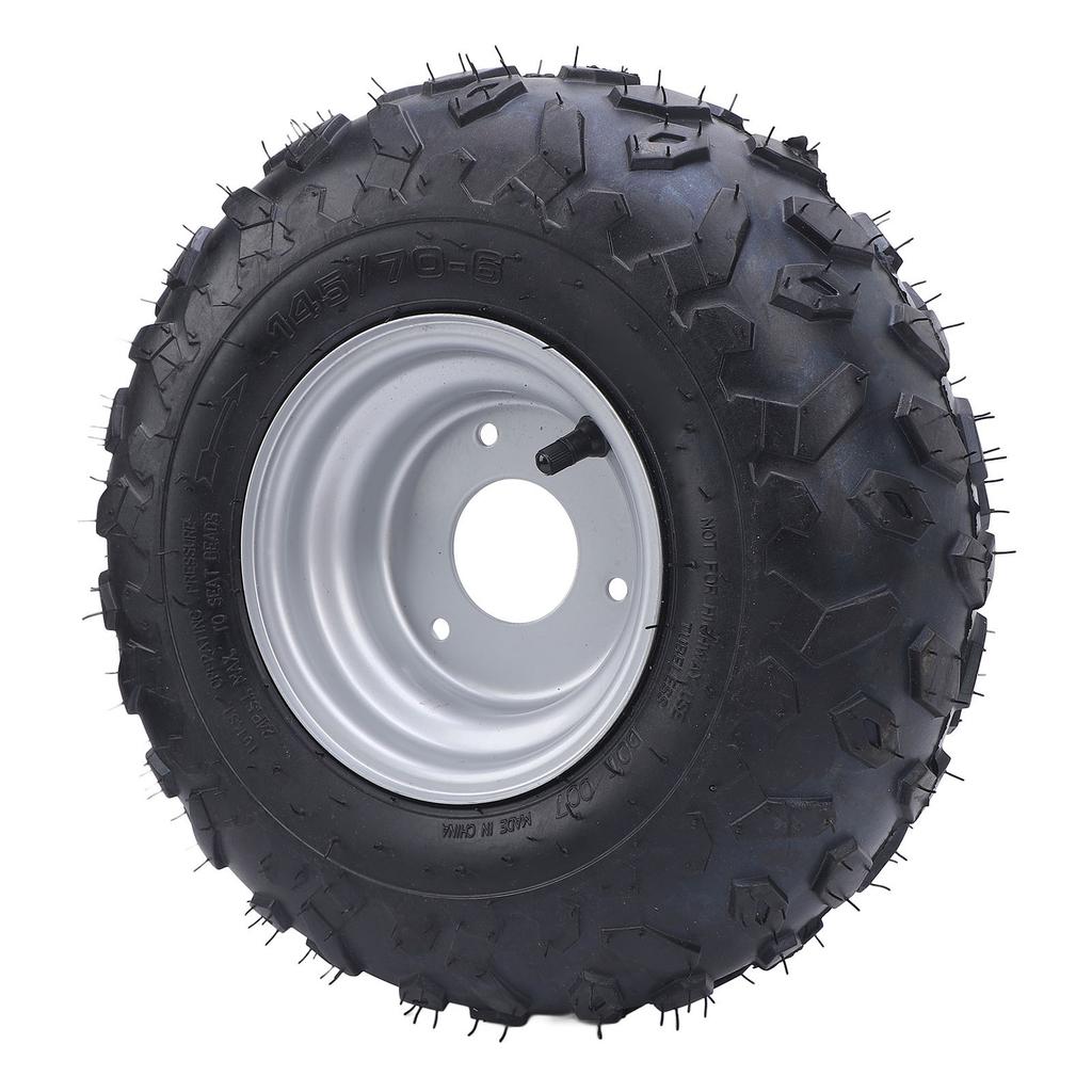 145706 145x706 Tire 6 Inch Wheels Rim Tire 3 Bolts Go Kart Tyre for ATV UTV Quad Off Road Golf