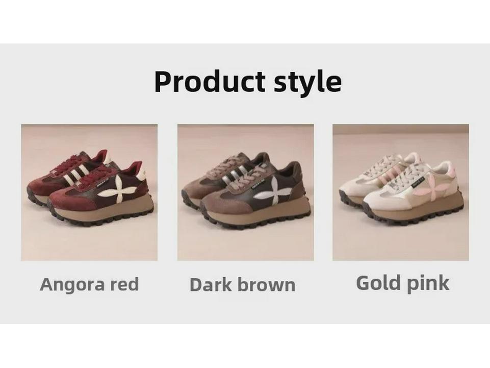 Женские кроссовки из натуральной кожи в стиле ретро из бархата: Высококачественные повседневные кроссовки осень 2024 г.