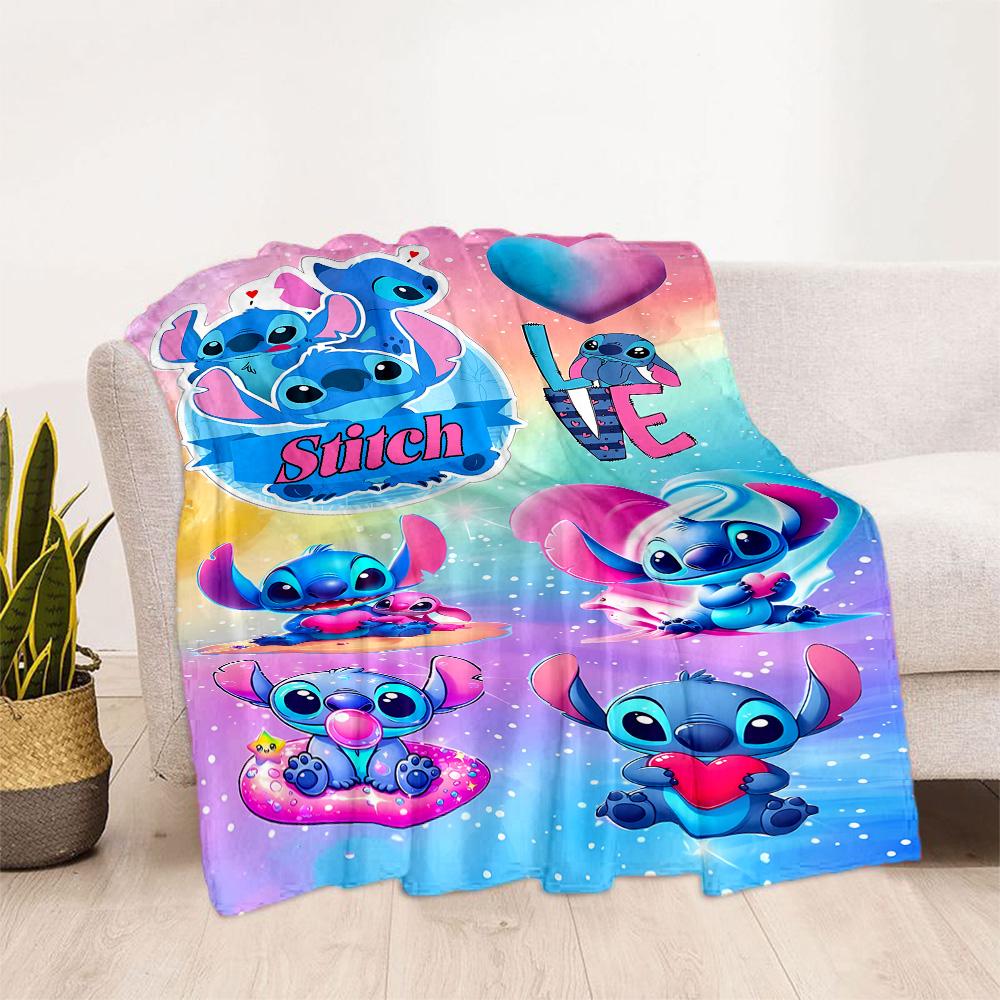 Stitch Stars Fantasy Artwork Blanket Warmthful Decor Great for Seaside Couch Bed for All Occasions Modern Style Gift for Travel Home Birthdays