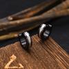 Stainless Steel Jewelry Hoop Earrings For Men Tone Huggies Earrings Gifts Dad Boyfriend Birthday Valentine's Day Gift