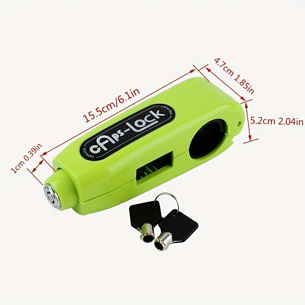 Motorcycle handlebar lock, motorcycle disc brake lock, motorcycle anti-theft security wheel lock included2The key is suitable for motorcycles,