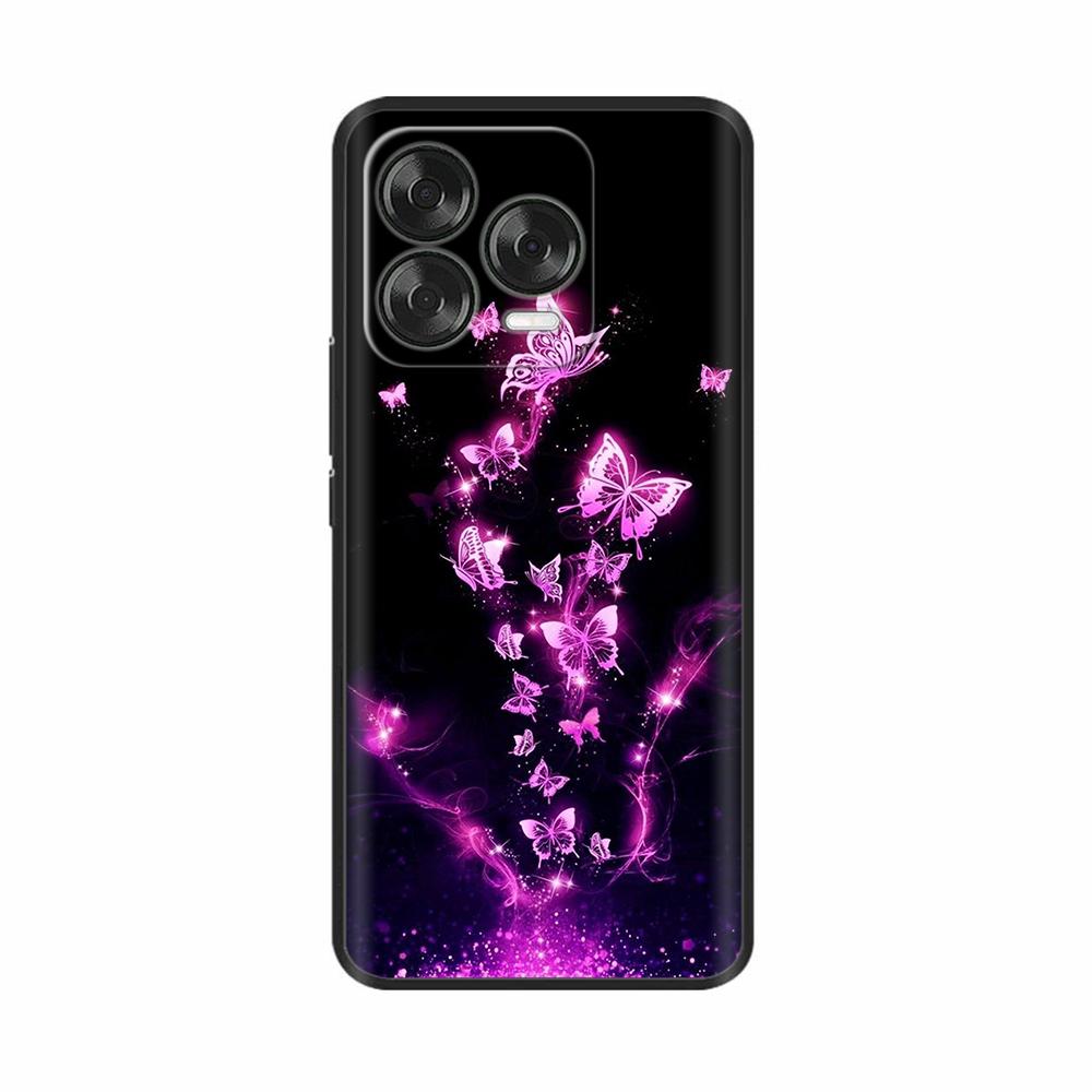 Для ZTE Blade V70 Design Чехол для телефона Узоры с красочными цветами Мягкая силиконовая TPU накладка для ZTE nubia V70 Design / Blade V70 Vita