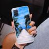 Летний закат на пляже, море, пальма, чехол для телефона для Samsung Galaxy A52 A32 A22 A12 A51 A31 A50S A30S A20S A10S Note 20 Ultra 10 Plu