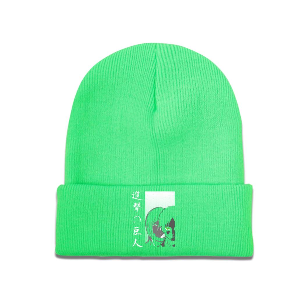 Атака Титанов Shingeki no Kyojin Protect the Wall вязаные шапки женские шапки унисекс зимние шапки повседневная кепка