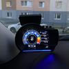 Новейший A501 Автомобильный HUD-дисплей Auto Meter Турбо-датчик Head Up Display для автомобиля Цифровой одометр OBD2 Сигнализация Температура воды и масла Обороты в минуту