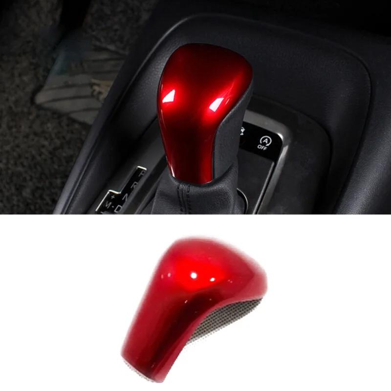 Для Toyota Yaris Cross   22 23 Аксессуары для интерьера ABS Карбоновое волокно Накладка на ручку переключения передач автомобиля Накладка-наклейка на набалдашник