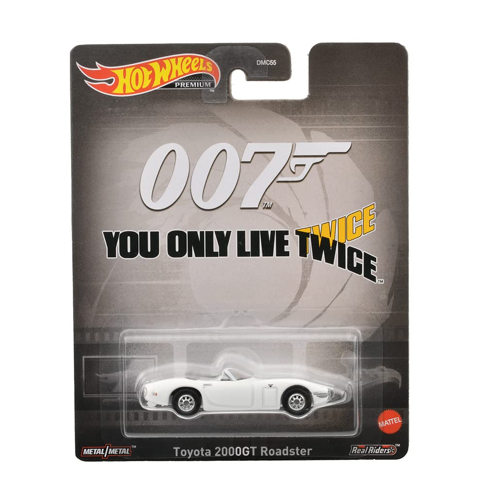Hot Wheels Retro Entertainment 007 You Only Live Twice Toyota 2000GT Roadster HKC27 - [Ages 3+]