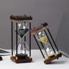 30/60 Minutes Office and Home Furnishings Creative Wooden Hourglass Timer Sand Clock Hour Glass Decorative Decoration Clocks