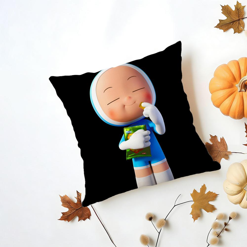 YYumis Cells Cushion Cover Washable Linen Pillowcase Soft for Daily Sofa Bed Home Room Decor