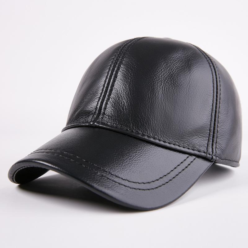 Зимняя мужская бейсболка на открытом воздухе из искусственной кожи, шляпа для гольфа, водонепроницаемая ветрозащитная спортивная кепка