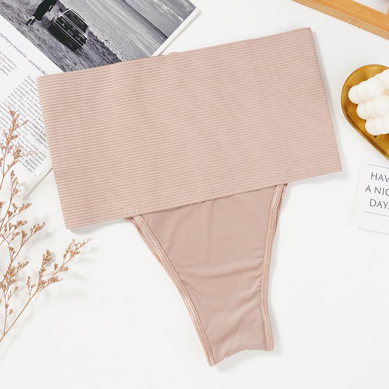 Трусики-стринги с высокой талией, утягивающие живот, женские утягивающие трусы, утягивающее нижнее белье
