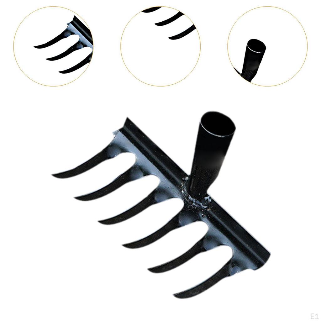 Садовые грабли Головка Инструмент Высокомощный Многофункциональный Ручной Уровень Лист