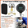 Цифровой вакуумметр A74E-Pro, Тестер давления HVAC с сигнализацией, Микронный манометр HVAC 0-75 000 микрон, 7/16-20 UNF, 1/4 дюйма SAE