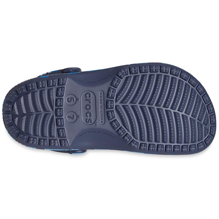 Crocs Классические клоги с принтом камуфляж 'Синий темно-синий' 206454-4HQ