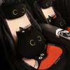 Cute Cartoon Car Seat Cushion Personality Cat Pattern Men's Women's Car Seat Cover Interior Accessories Four Seasonal Universal