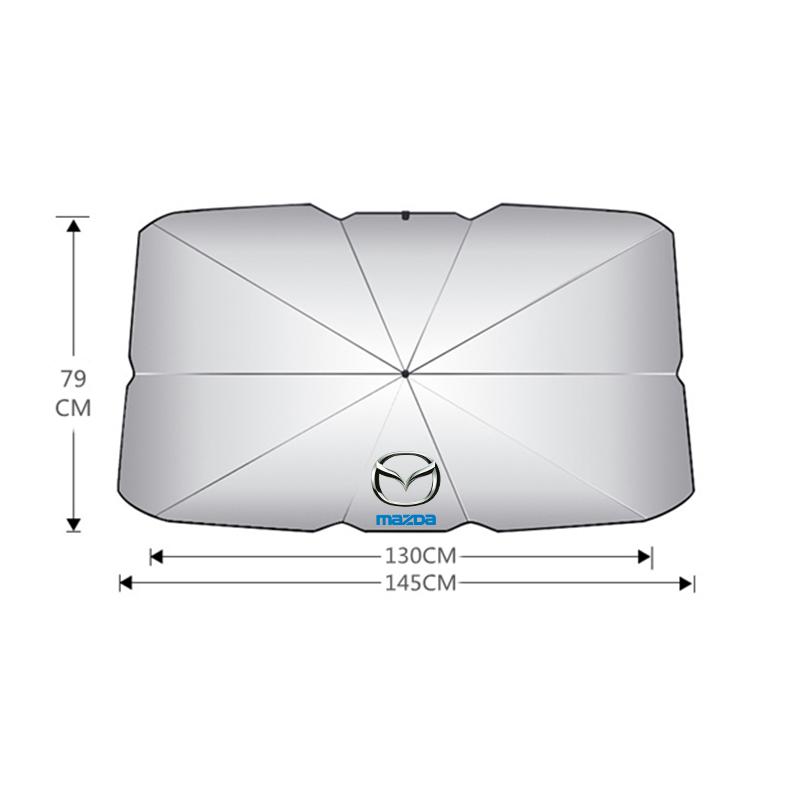 Car Sticker Sun Shade Protector Parasol Auto Front Window Sunshade Covers For Mazda 2 3 4 5 6 7 8 323 626 CX5 CX7 CX9 RX8 MX3 NG4