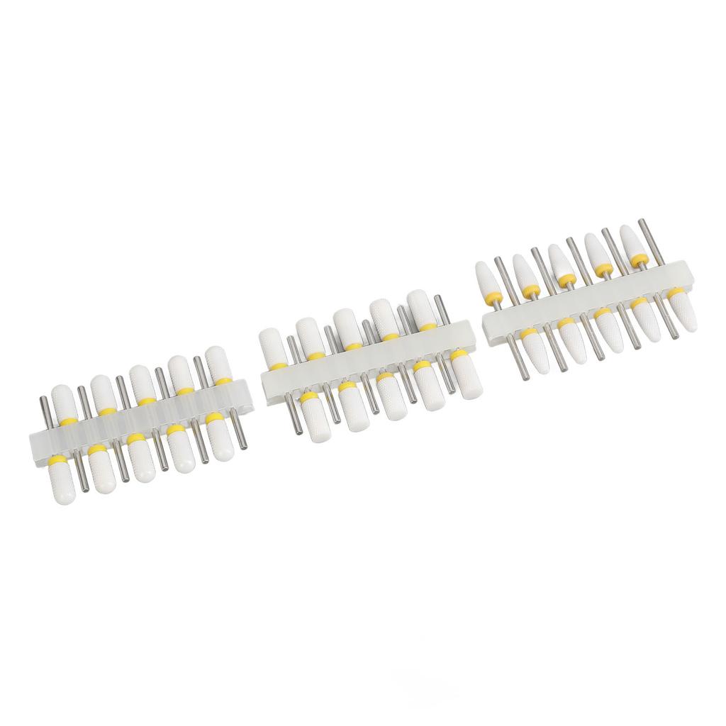 30 шт. Художественные насадки для маникюрного аппарата, головки для удаления клея для ногтей, инструменты для маникюра для шлифовки, полировки, придания формы, чистки