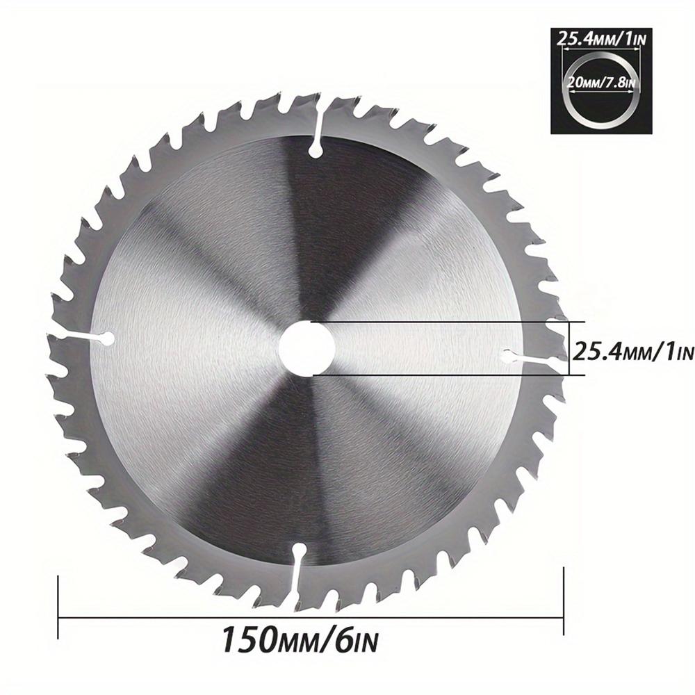 6-дюймовый 150x25,4 мм 40-зубчатый твердосплавный пильный диск для резки дерева, гранита, многофункциональный электроинструмент для угловой шлифовальной машины