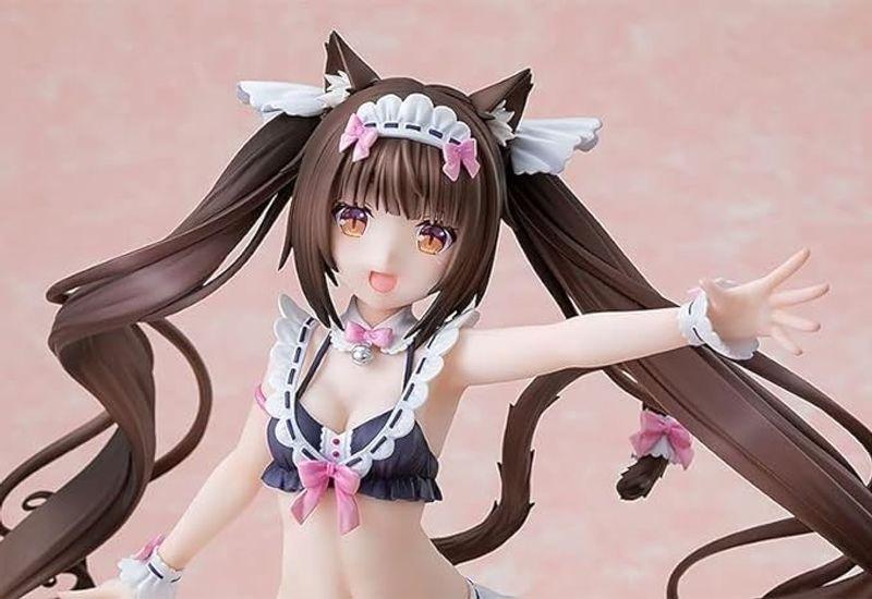 Купальник KDcolle Nekopara Chocolat Maid, версия. Пластиковая окрашенная фигурка в масштабе 1/7 KK14051