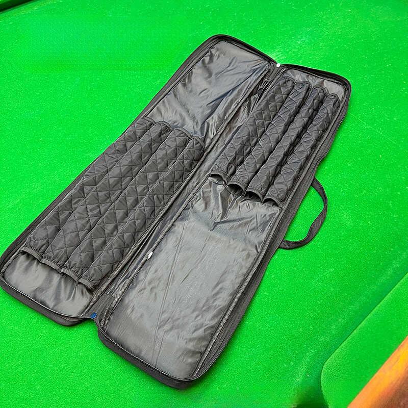 Сумка для хранения бильярдного кия 1/2 Split Cue 85 см 8 отверстий большой емкости сумка для кия переносная наплечная сумка из ткани Оксфорд для бильярдного кия