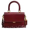 COACH Rogue Cow Leather Crossbody One Shoulder Handbag Small Women's Dark Red Gemstone CW635-B4XEP