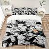 3Pcs Jujutsu Kaisen Characters Collage Bedding Set Quilt Cover Pillowcase Home Christmas Xmas Halloween Gift 1 Duvet Cover 2 Pillowcase M924629