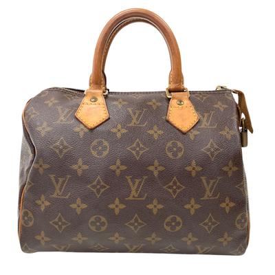 Подержанная сумка Monogram Speedy 25 M41528 Boston Коричневая Оригинал 1220