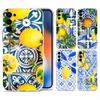 Фруктовый средиземноморский лимонный чехол для телефона Для Samsung S30,S23,S21,S22,S20 Ultra,S20 FE lite,S10,S9,S8Plus Прозрачный корпус
